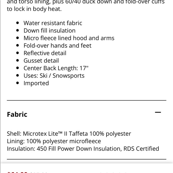 Columbia Snow Suit - Picture 6 of 8